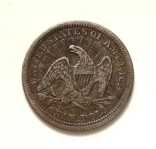 UNITED STATES 1853 SILVER LIBERTY HALD DOLLAR **RARE**