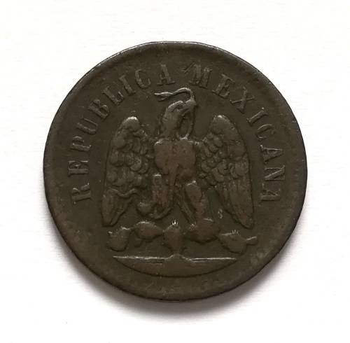 MEXICO 1890M 1 CENTAVOS