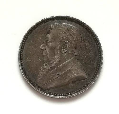 ZAR 1896 6 PENCE