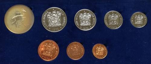 REPUBLIC 1972 PROOF SET S A M