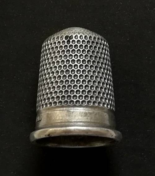 STERLING SILVER CHESTER 1891 THIMBLE SIZE 14
