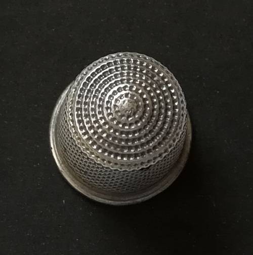 STERLING SILVER CHESTER 1891 THIMBLE SIZE 14