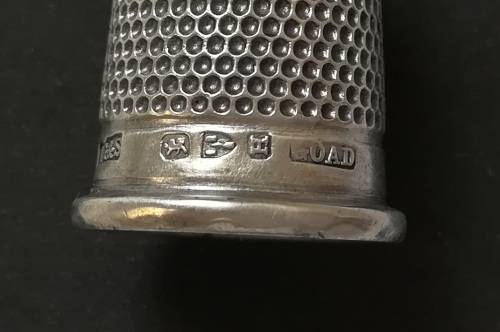 STERLING SILVER CHESTER 1891 THIMBLE SIZE 14