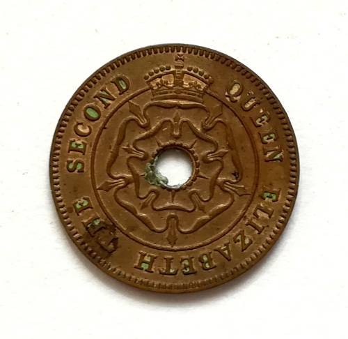 SOUTHERN RHODESIA 1954 HALF PENNY