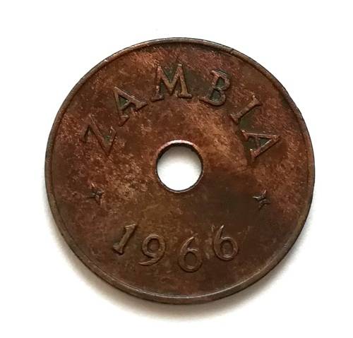 ZAMBIA 1966 PENNY