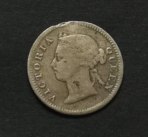 MAURITIUS 1886 SILVER 10 CENTS **RARE**  **FILLER**