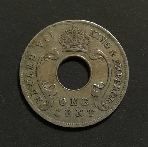 EAST AFRICA AND UGANDA PROTECTORATES 1909 CENT