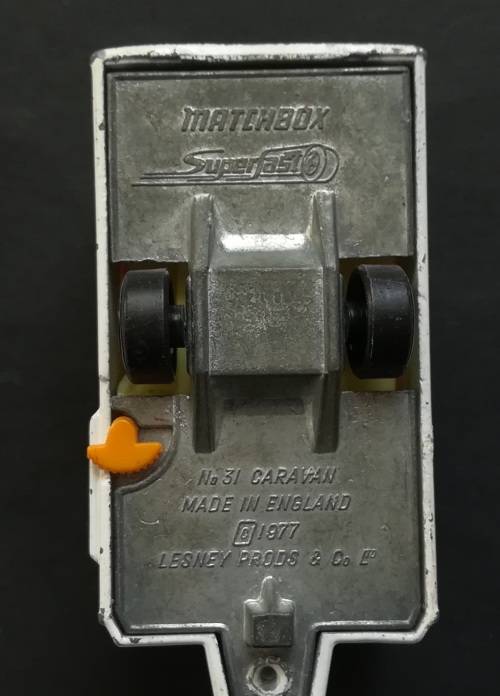 MATCHBOX SUPERFAST NO.31 CARAVAN 1977