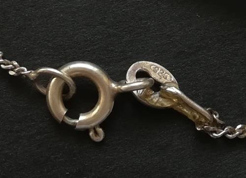 ITALY STERLING SILVER NECKLACE 450MM 2 GRAMS
