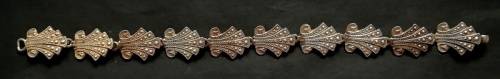 STERLING SILVER CYRANO BRACELET 180MM 14.8 GRAMS