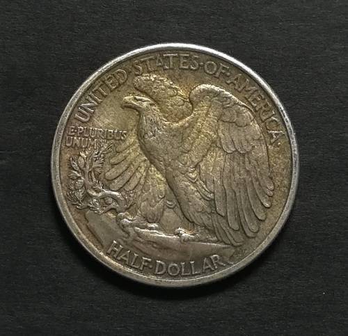 UNITED STATES 1917 SILVER WALKING LIBERTY HALF DOLLAR