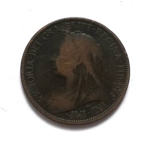 GREAT BRITAIN 1897 HALF PENNY