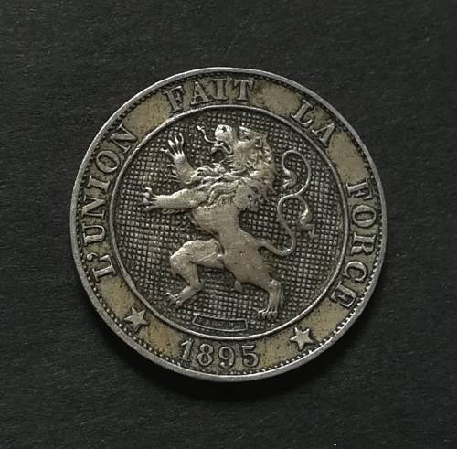 BELGIUM 1895 5 CENTIMES