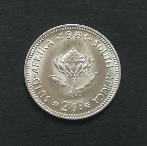 REPUBLIC 1961 SILVER 2.5 CENT **EXCELLENT**