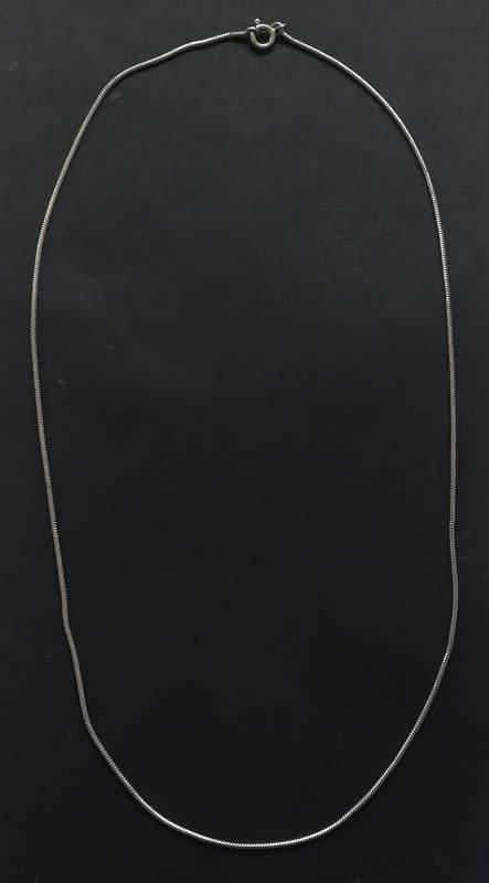 STERLING SILVER   CHAIN 450MM 4.4G