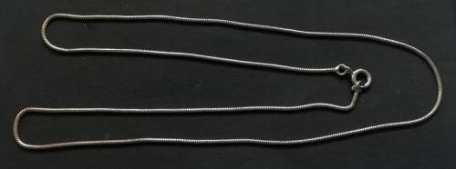 STERLING SILVER   CHAIN 450MM 4.4G