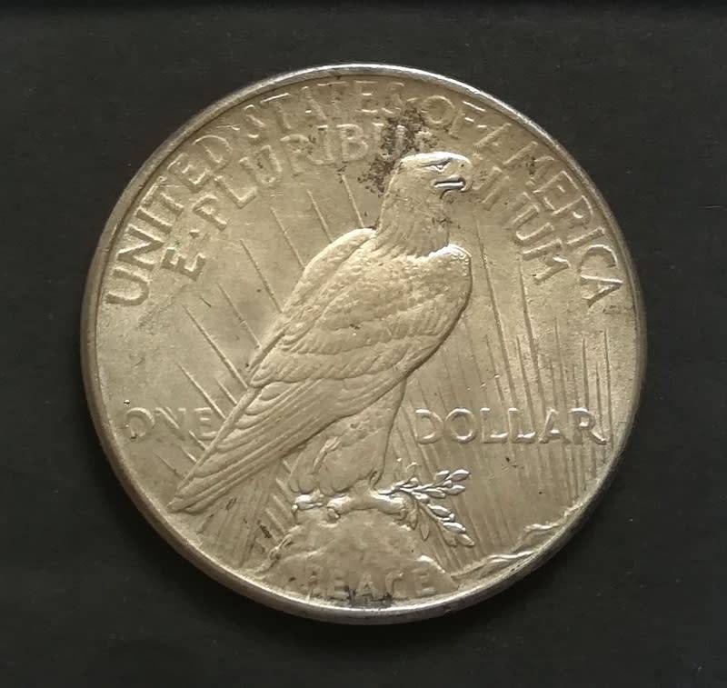 UNITED STATES 1925 PEACE DOLLAR SILVER