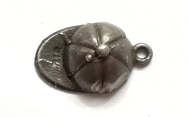 STERLING SILVER CHARM - CAP 20 X 12MM 2 GRAMS