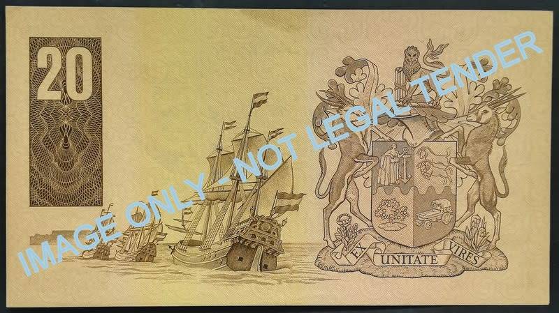 T W DE JONGH 20 RAND 4TH ISSUE*EF*