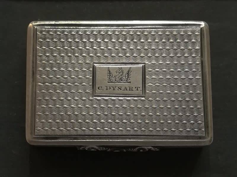 GEORGIAN SILVER BIRMINGHAM 1825 VINAIGRETTE 26X37MM 19.5G