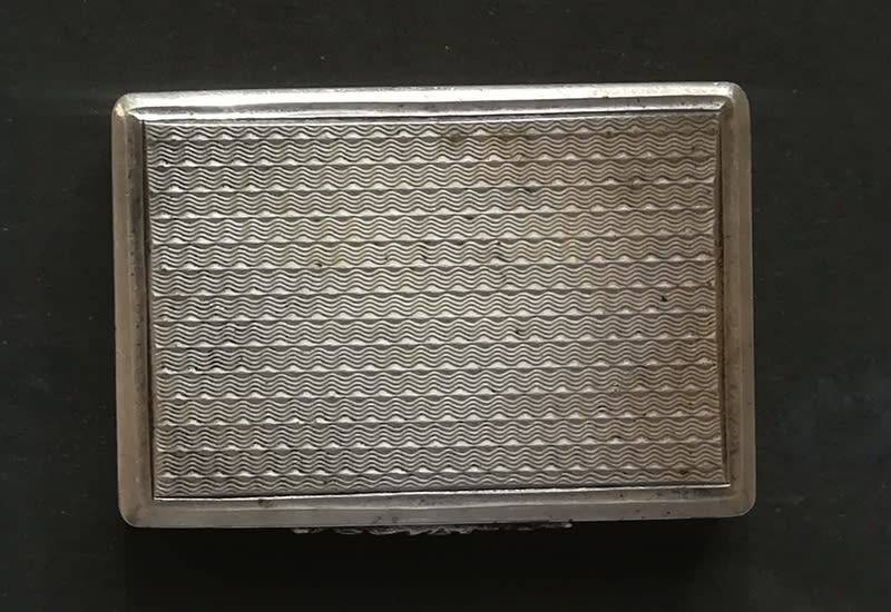 GEORGIAN SILVER BIRMINGHAM 1825 VINAIGRETTE 26X37MM 19.5G