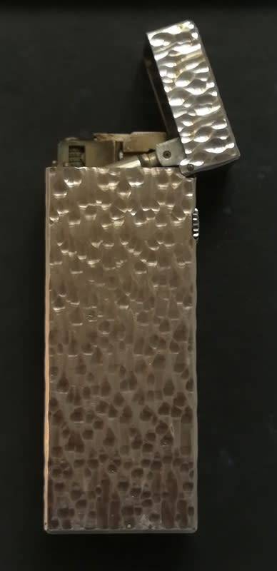 DUNHILL LIGHTER - SILVER PLATE - GOOD WORKING CONDITION 22X62MM