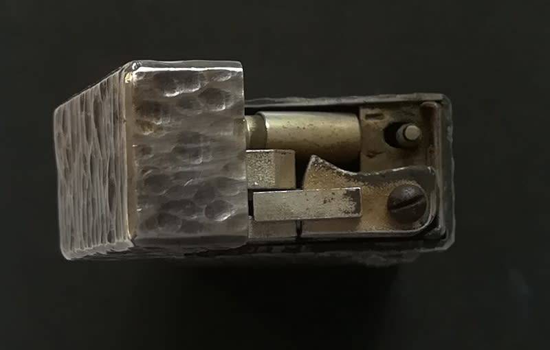 DUNHILL LIGHTER - SILVER PLATE - GOOD WORKING CONDITION 22X62MM