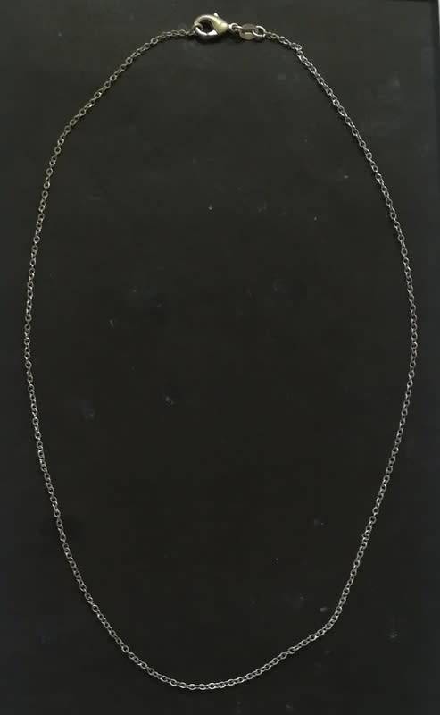 STERLING SILVER CHAIN 450MM 2 GRAMS