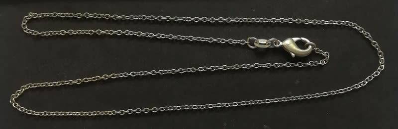 STERLING SILVER CHAIN 450MM 2 GRAMS