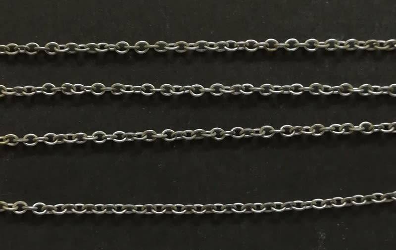STERLING SILVER CHAIN 450MM 2 GRAMS