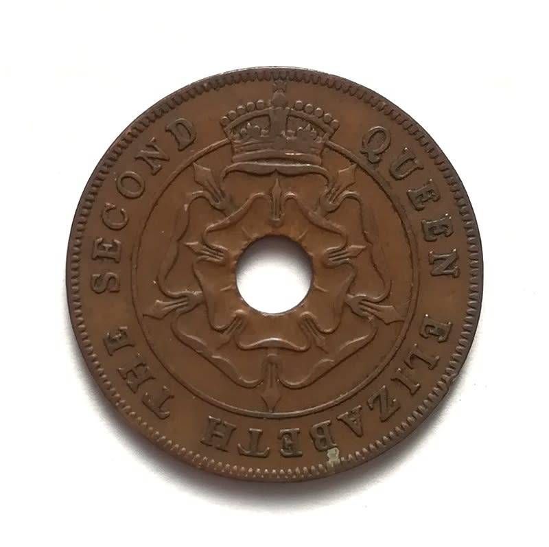 SOUTHERN RHODESIA 1954 PENNY
