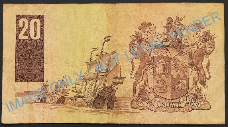 GERHARD DE KOCK 20 RAND  3RD ISSUE 1990