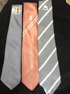 3 X RUGBY TIES NATAL, NEWLANDS CURRY CUP 1986 AND VRYHEID