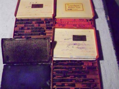 Stamps and Stamp Pad