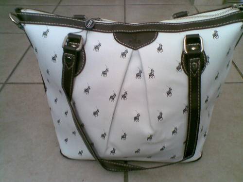 SPECIAL..ORIGINAL POLO HANDBAG-WHITE