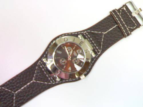"DIESEL TIME" MENS WATCH-BROWN