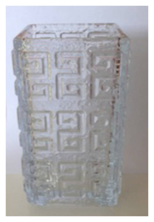 Talaari greek key vase by Tamara Aladin made in Finland