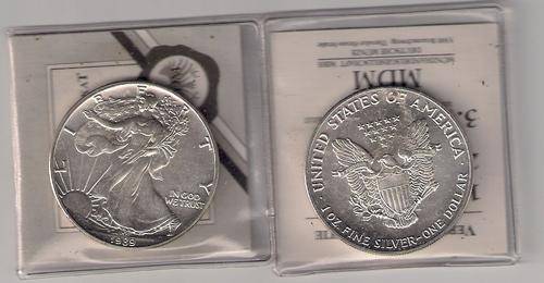 United States 1 oz Fine Silver One Dollar - Proof with Certificate