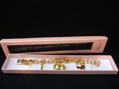 Diva Watch on Bracelette with Charms