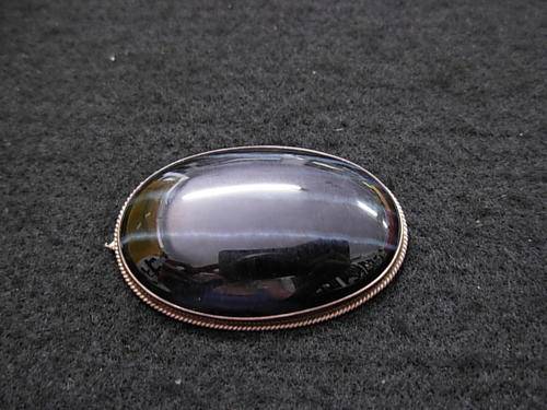 Black Tigers eye Silver brooch