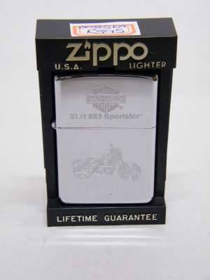 Harley Davidson Zippo - XLH 883 Sportster - 5 x 3.5cm - @@@ Crazy R1 Start