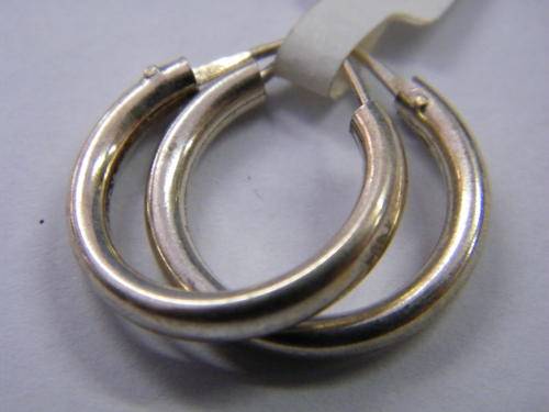 Lovely pair of Silver earrings - as per scan