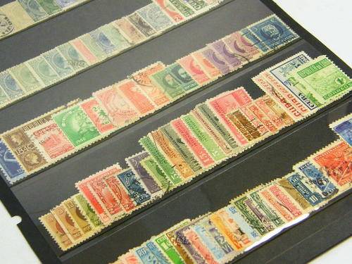 Collection of 106 stamps from Cuba - as per photo