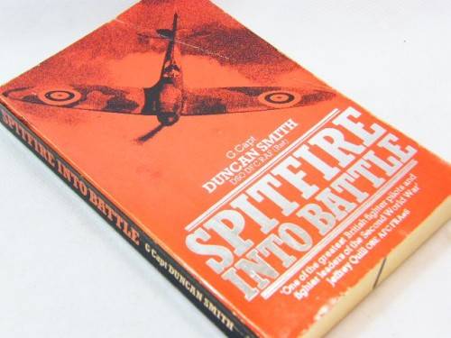 Spitfire into battle by Duncan Smith