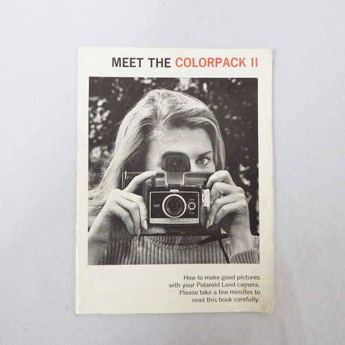 Polaroid Colorpak II instruction manual