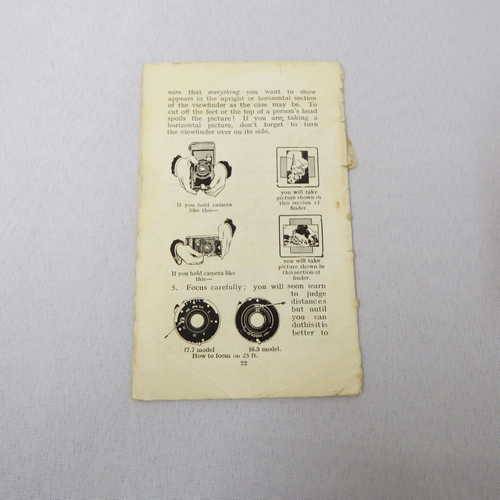How to use your six - 20 `Kodak` junior instruction manual