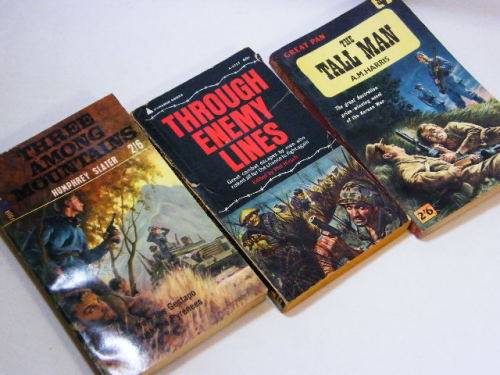 Lot of 3 war story books - non - fiction