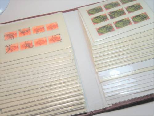 Lot of more than 450 South Africa stamps in photo album