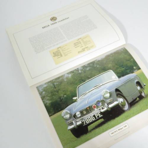 M.G. - Great Marques poster book by Chris Harvey