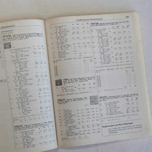 Michel 1988 Great Britain stamp catalogue - German edition